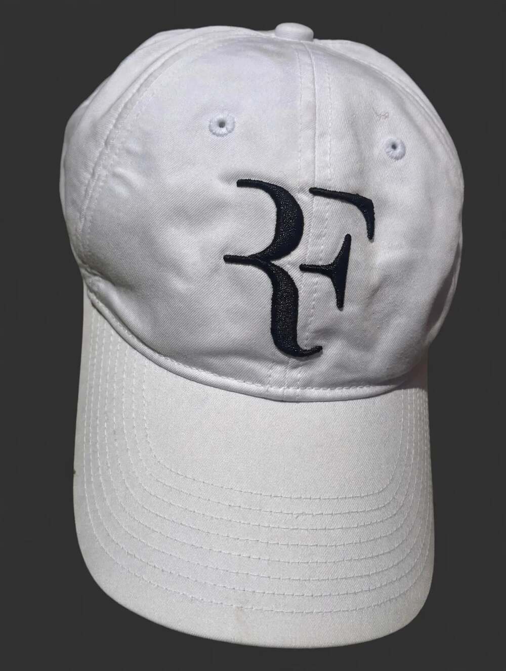Nike Roger Federer RF Legacy91 Dri-FIT White Adjustable Tennis Hat Cap